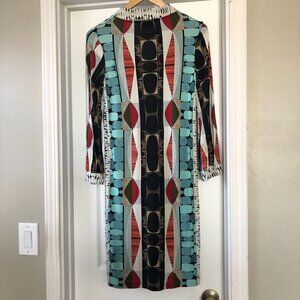 MALIPARMI Italy Printed Jersey Knit Dress size S